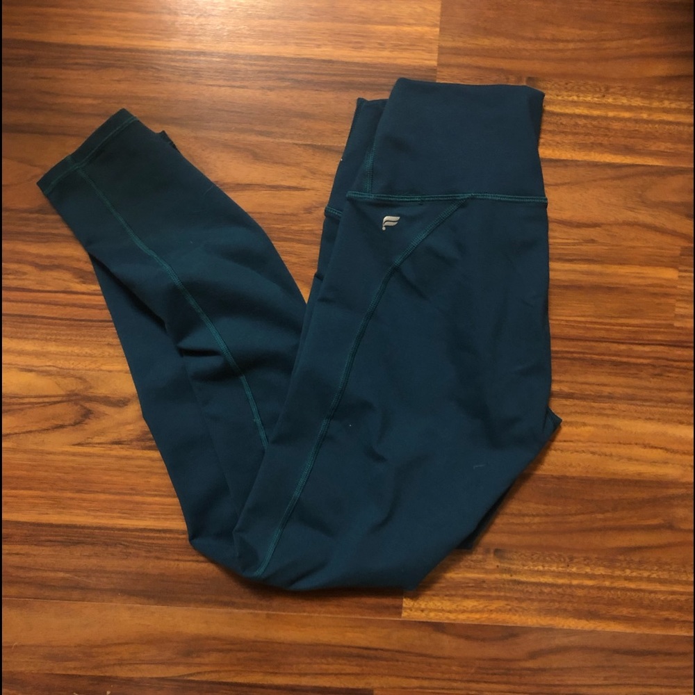Fabletics Teal Skinny Leggings